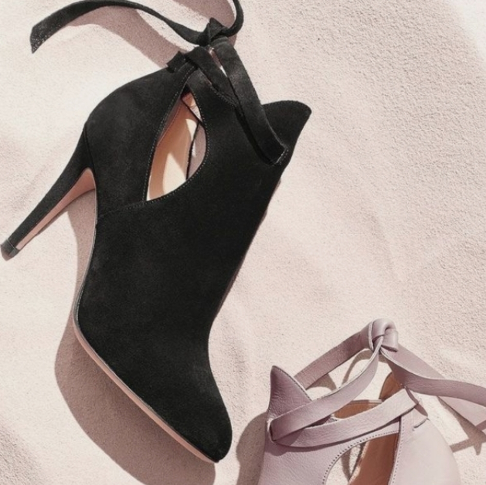 Jimmy Choo suede bow tie ankle boot